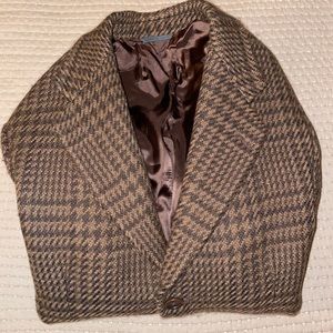 Men’s Cashmere John Varvatos Houndstooth Wool Coat